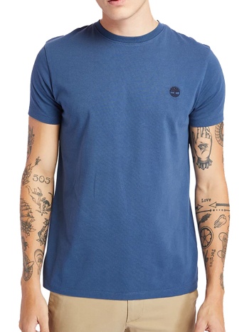 timberland sun river crew t shirt tb0a2bpr-288 steelblue