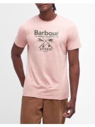 barbour barbour fly tee μπλουζα t-shirt κ/μ mts1256-brpi54.1 lightpink