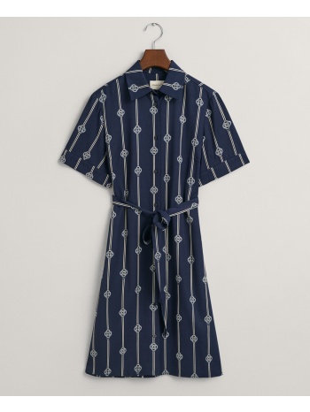 gant φορεμα slim printed ss shirt dress 3gw4503321-433 σε προσφορά