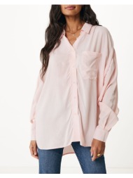 mexx cargo blouse with pockets mf006100941w-131409 lightpink