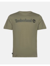 timberland kenn linear logo short sleev tb0a5upq-590 olive