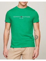 tommy hilfiger tommy logo tee mw0mw11797-l4b green