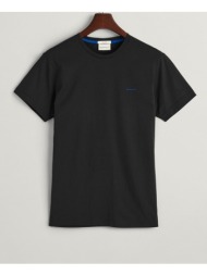 gant μπλουζα κμ contrast logo ss t-shirt 3g2013032-5 black