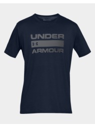 under armour men``s ua team issue wordmark short sleeve 1329582-408 midnightblue