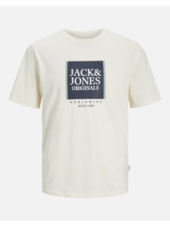 jack&jones jorlafayette box tee ss crew neck 12252681-buttercream cream