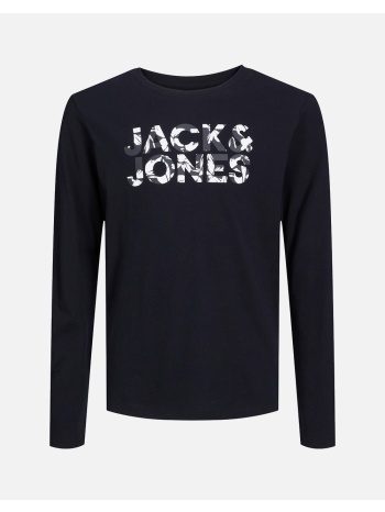 jack&jones jjejeff corp logo tee ls o-neck jnr σε προσφορά