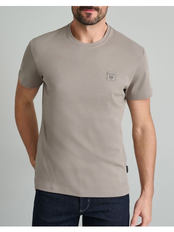 navy&green t-shirts-custom fit 24ey.012/r-metallo gray