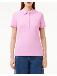 lacoste μπλουζα κμ polo ss 3pf5462-ixv pink