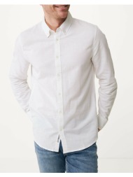 mexx caleb basic linen shirt mf007200241m-110601 white