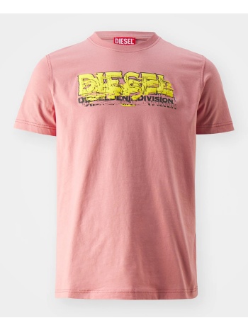 diesel μπλουζα a124980grai-3ci pink