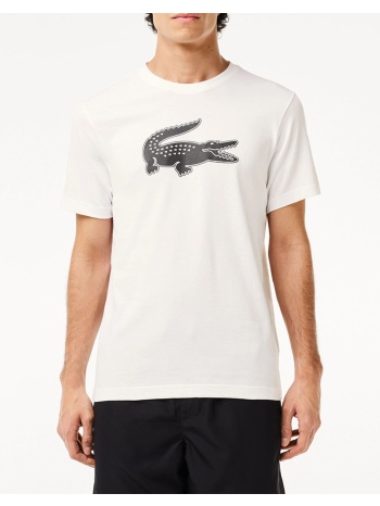 lacoste μπλουζα κμ tee-shirt 3th2042-au8 cream