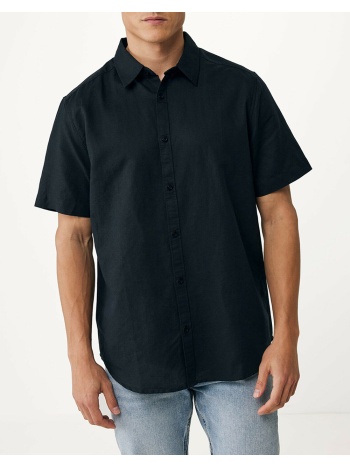 mexx brandon basic linen short sleeve shirt