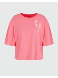 armani exchange t-shirt 3dyt61yjg3z-14bh pink