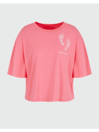 armani exchange t-shirt 3dyt61yjg3z-14bh pink