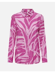 only onlgin l/s oversized shirt ptm 15315441-rebel tigerbegonia pink violet