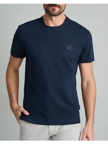 navy&green t-shirts-custom fit 24ey.012/r-marine blue σε προσφορά