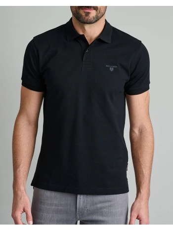 navy&green polo μπλουζακι-young line 24ey.007/pl/yl-black
