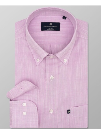 oxford company button down πουκαμισο f110-bl10.06-06 pink