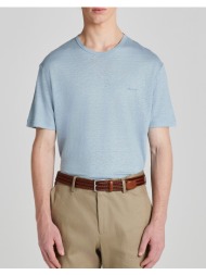 gant μπλουζα κμ linen ss t-shirt 3g2013017-474 lightblue