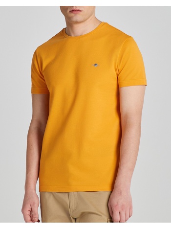 gant μπλουζα κμ slim pique ss t-shirt 3g2013033-779 yellow σε προσφορά
