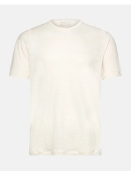 gant μπλουζα κμ linen ss t-shirt 3g2013017-130 cream