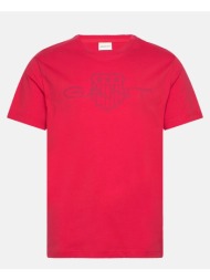 gant μπλουζα κμ logo ss t-shirt 3g2005143-620 red