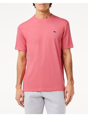 lacoste μπλουζα κμ tee-shirt 3th7618-pqu pink σε προσφορά