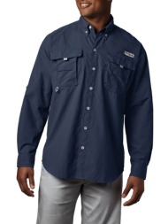 columbia ανδρικό πουκάμισο bahama™ ii l/s shirt cd34-1011621-464 navyblue