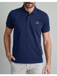 navy&green polo μπλουζακι-custom fit 24ge.300.7-md blue navyblue