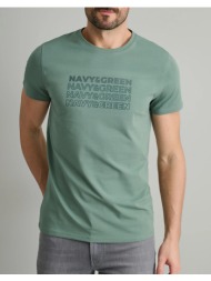 navy&green t-shirts-τ-shirts 24tu.322/10p-smoke pine lightgreen
