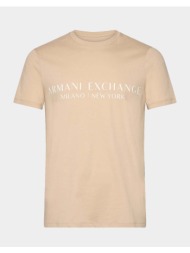 armani exchange t-shirt 8nzt72z8h4z-1794 biege