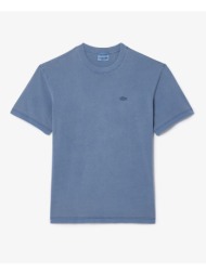 lacoste μπλουζα κμ tee-shirt ss 3th8312-ivw steelblue