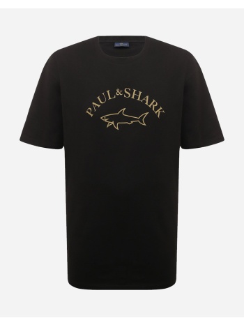 paul&shark men``s knitted t-shirt 24411032-3xl-6xl-11 black