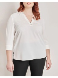 parabita μπλούζα με διακόσμηση στο v 240110770-001 white
