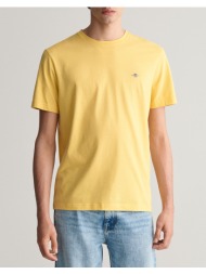 gant μπλουζα κμ reg shield ss t-shirt 3g2003184-726 yellow