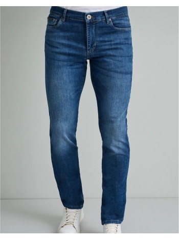 navy&green παντελονι ντενιμ low waist 24yi.213/5/lw-blue