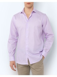the bostonians πουκαμισο acorn twill custom fit stripe twill semi-rex custom fit 3ans4793-lilac lila
