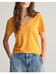 gant μπλουζα κμ reg sunfaded ss v-neck t-shirt 3gw4200867-779 yellow