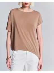 staff isalina t-shirt short sleeve 63-017.051-ν0033 sandybrown