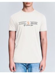 staff man t-shirt short sleeve 100% co 64-055.051-ν0024 offwhite