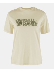 fjall raven lush logo t-shirt w / lush logo t-shirt w f14600165-113 offwhite