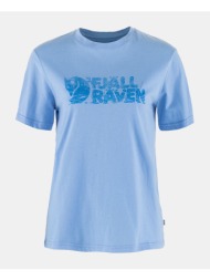 fjall raven lush logo t-shirt w / lush logo t-shirt w f14600165-537 lightblue