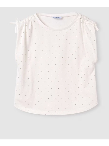 mayoral μπλουζα τιραντες πουα 6020-19 ecru σε προσφορά