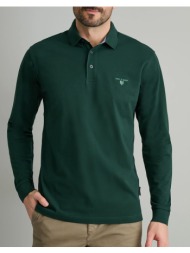 navy&green μπλουζακι polo μ/μ-custom fit 24ey.016/pl/ls-deepest green darkgreen