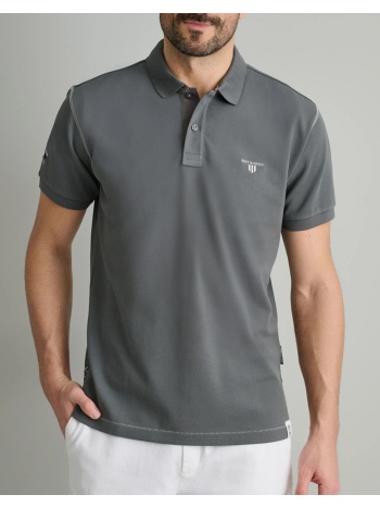 navy&green polo μπλουζακι-custom fit 24ge.1016-pewter gray σε προσφορά