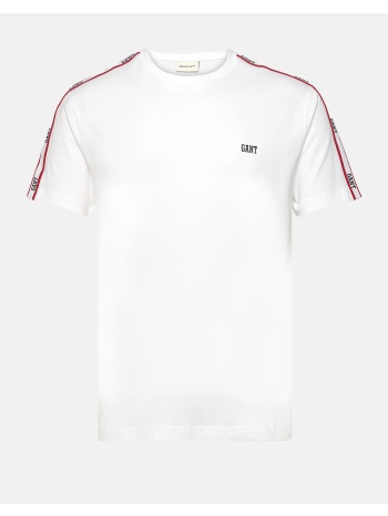 gant μπλουζα κμ shoulder tape ss t-shirt 3g2015046-110 white σε προσφορά
