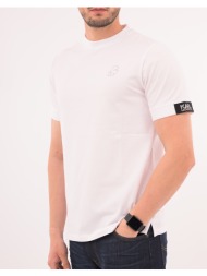 karl lagerfeld t-shirt crewneck 755024-542221-10 white