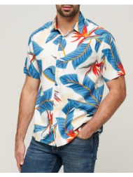 superdry d3 ovin hawaiian shirt πουκαμισο ανδρικο m4010353a-2bq mixed