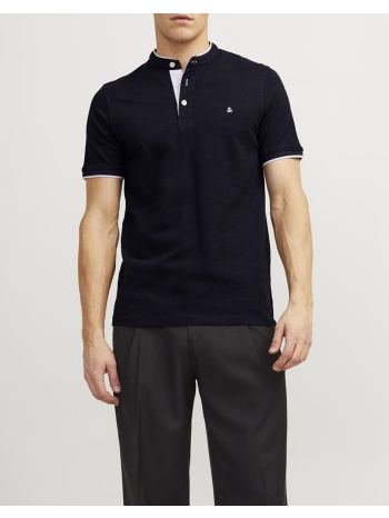jack&jones jjepaulos mao polo ss noos 12199711-dark navy