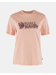 fjall raven lush logo t-shirt w / lush logo t-shirt w f14600165-302 coral